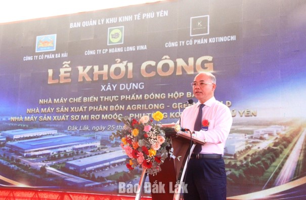Khởi công ba dự án tại Khu công nghiệp Hòa Hiệp3